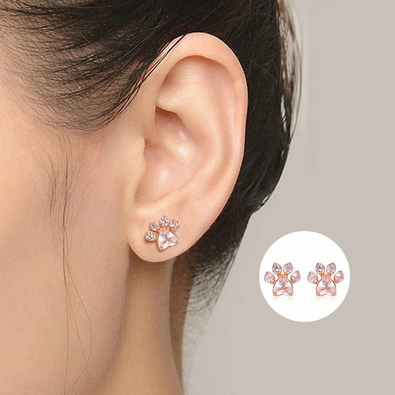 Cute Cat Paw Earrings