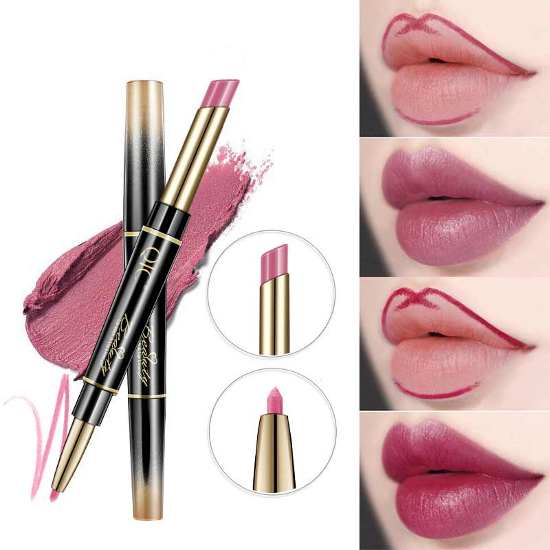 Double-ended Auto-rotating Lip Liner