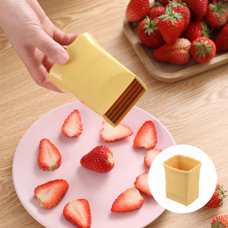 Fruit Egg Stainless Steel Strawberry Slicer