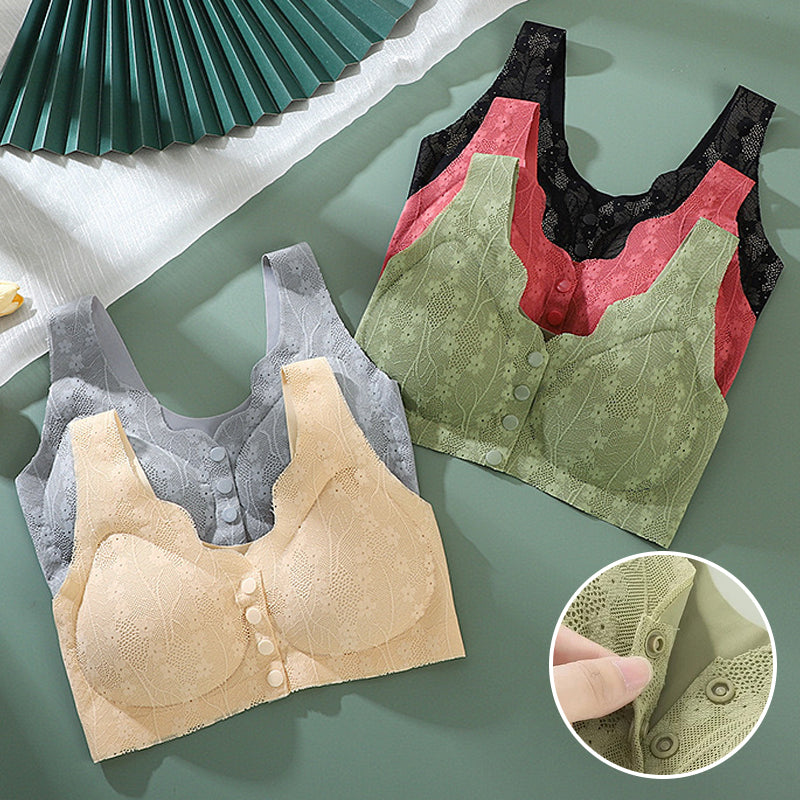 Comfortable & Convenient Front Button Bra