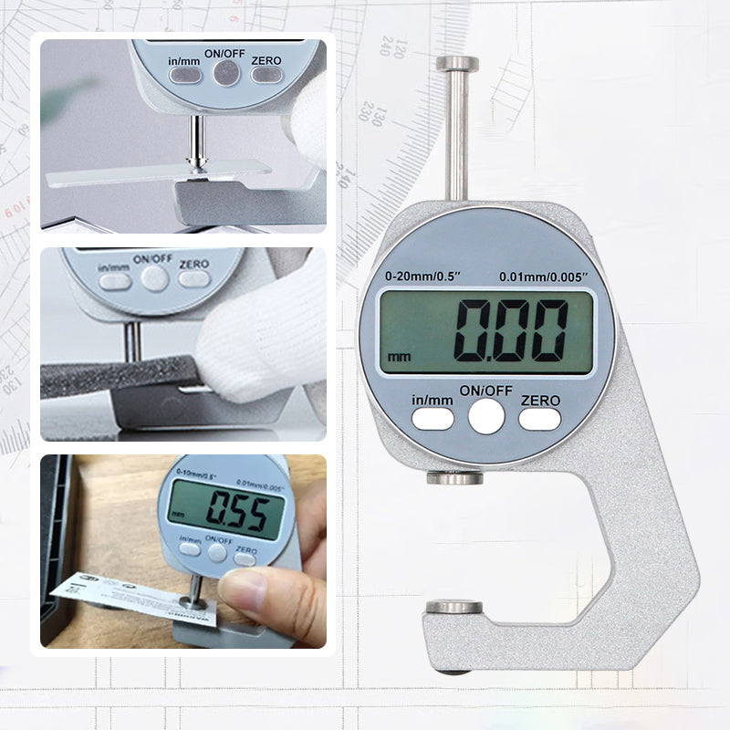 Digital Display Thickness Gauge