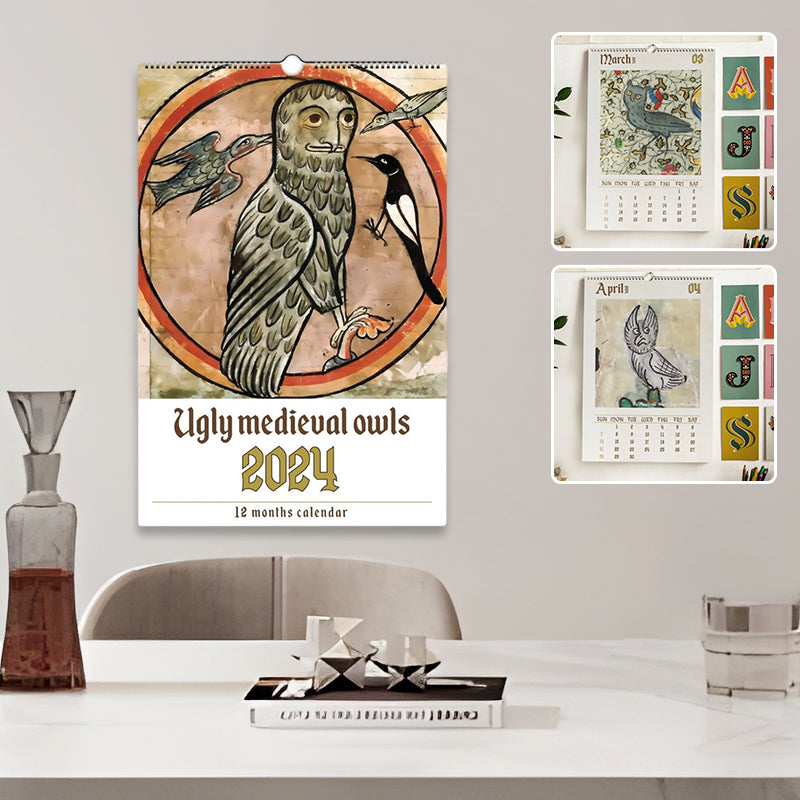 Medieval Owl Calendar
