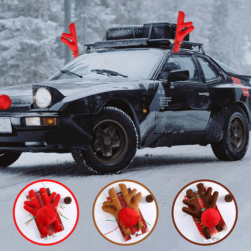 Premium Reindeer Car Kit Antlers