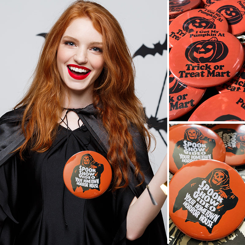 Retro Halloween Buttons