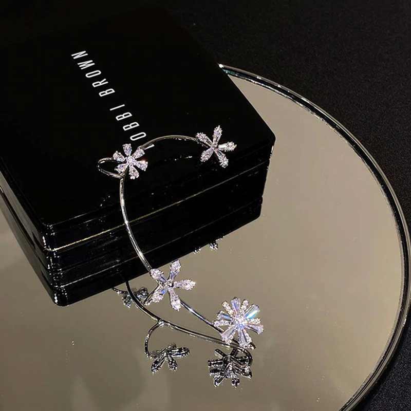 Spinning Snowflake Earrings