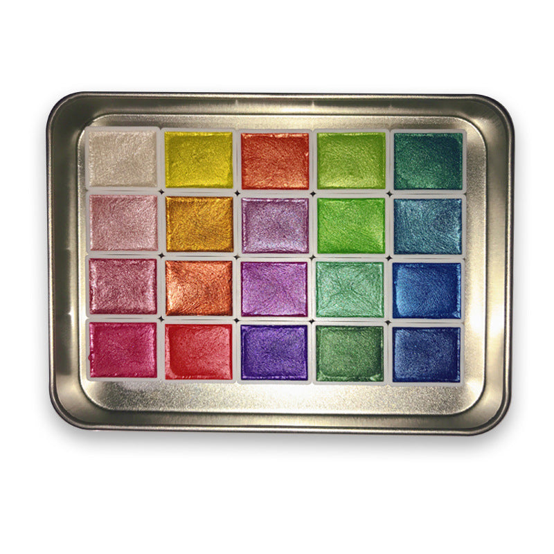 20 Colors Watercolor Painting Set