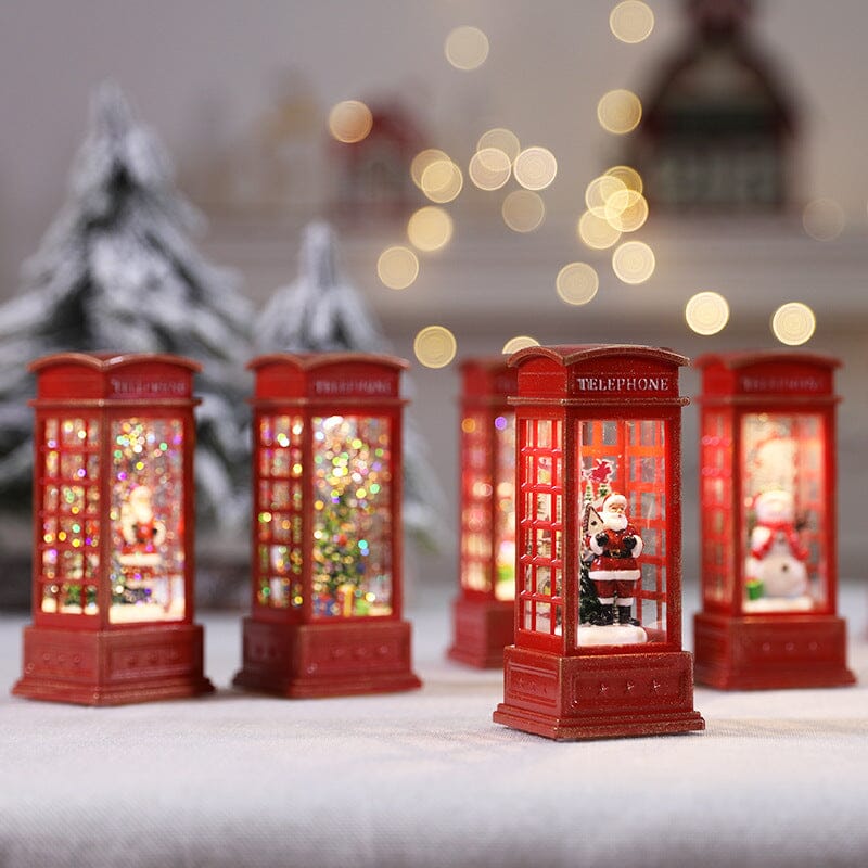 LED Lighted Spinning Christmas Lantern