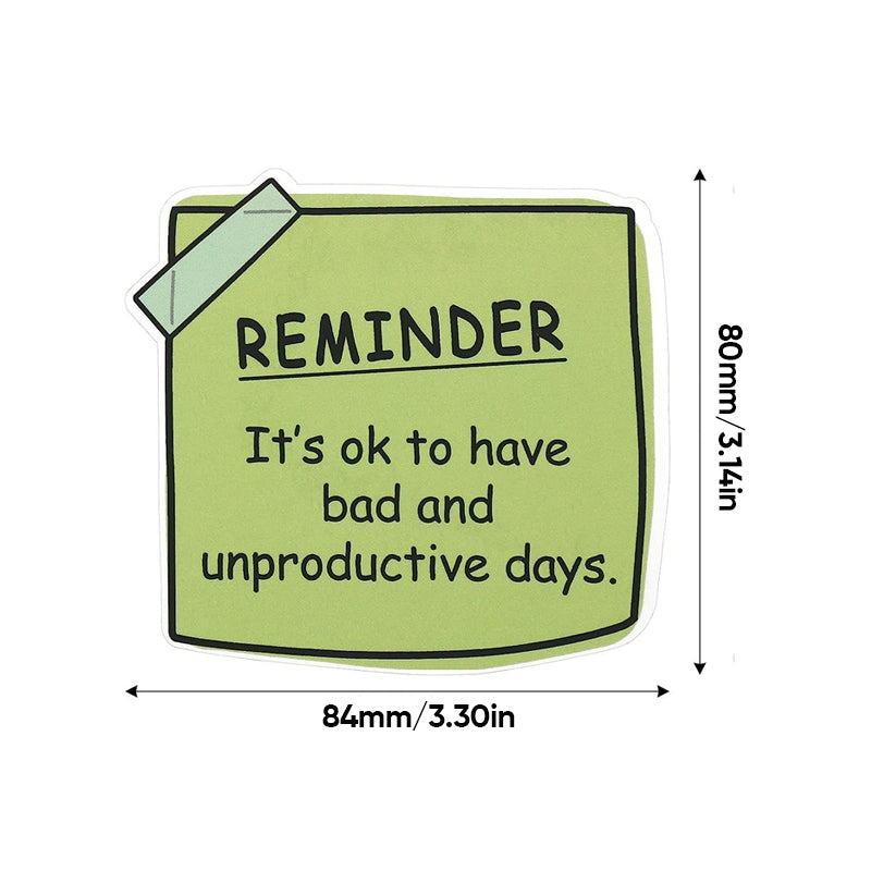 Mental Health Reminder Stickers