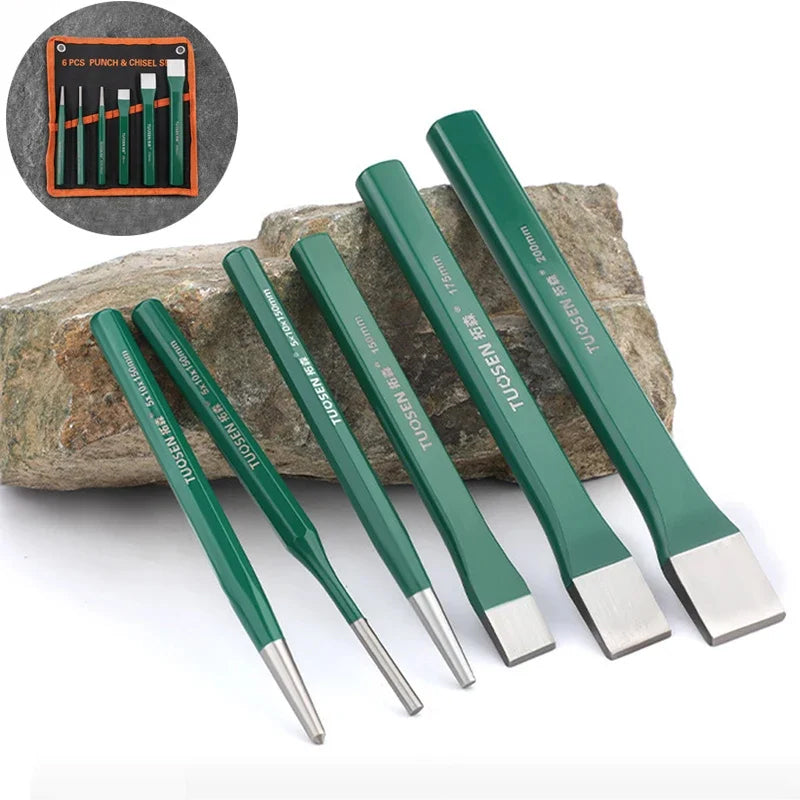 Punch and Chisel Set ( 6 pcs)