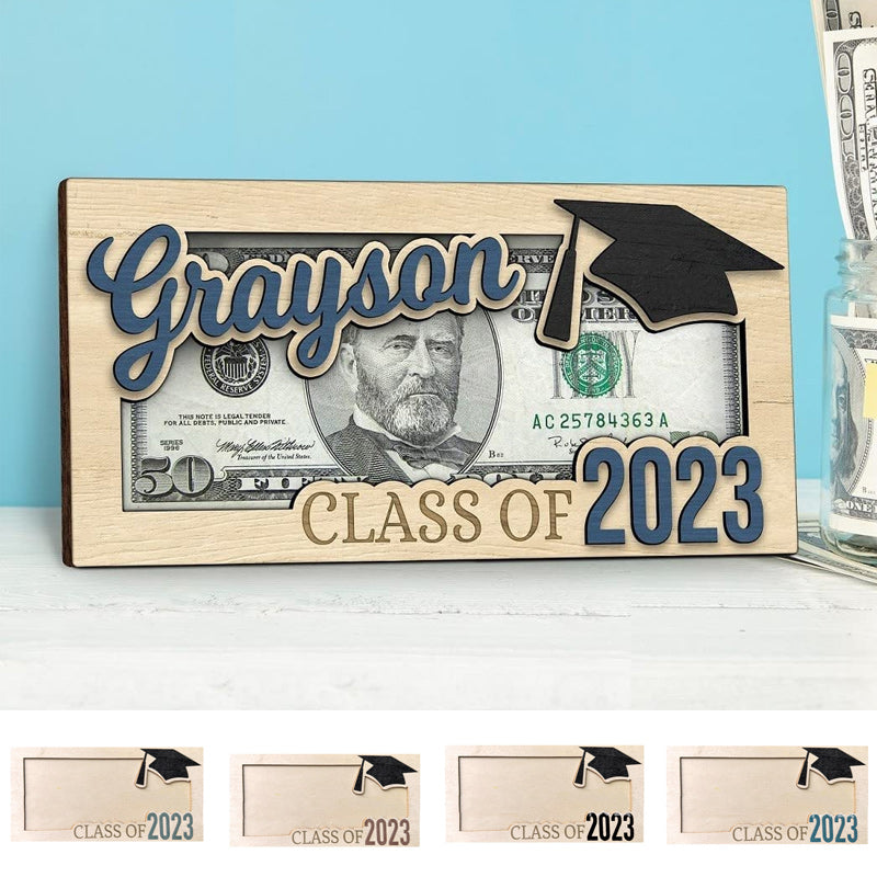 Personalized Graduation Cash Holder