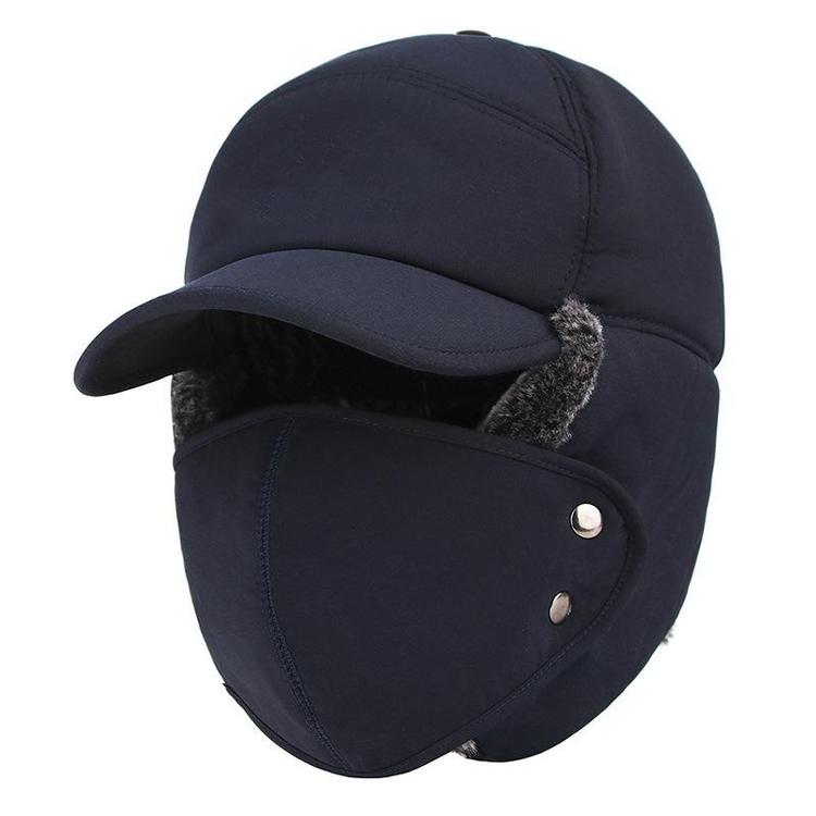 Unisex windproof & warm & ear protection & face protection hat